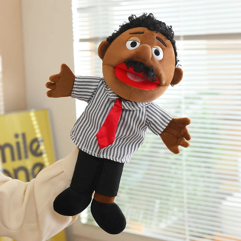 Family Hand Puppets – 38cm Plush Character Puppets for Storytelling & Role Play - Big Tim's Magic Emporium