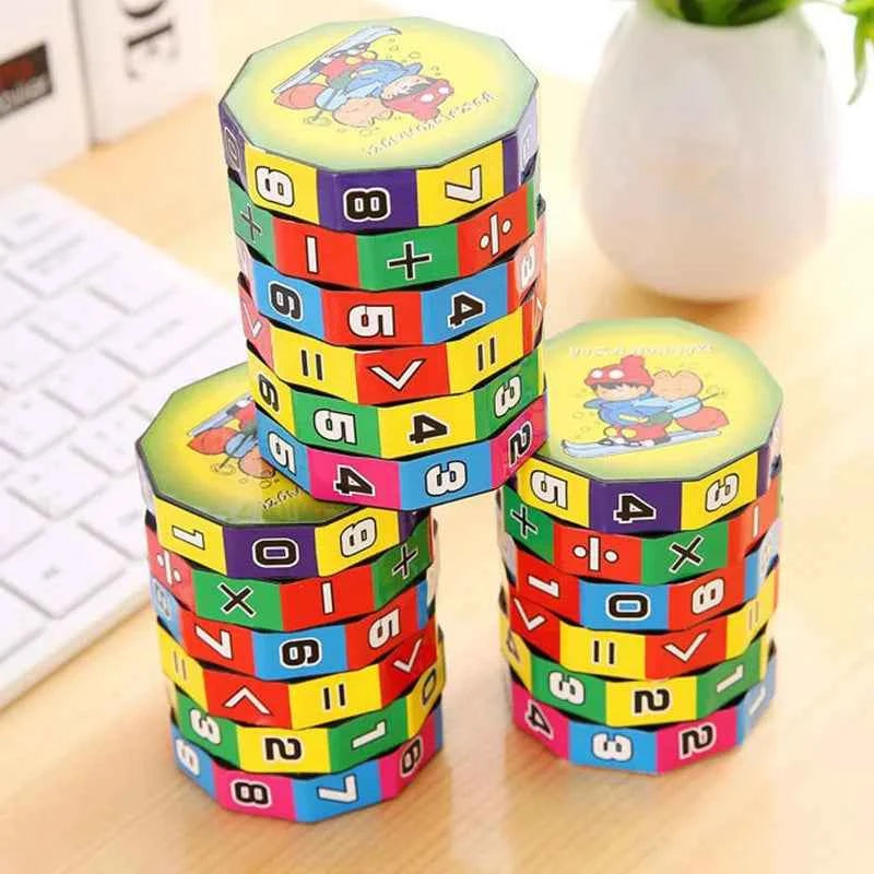 Montessori Arithmetic Toy - Magic Cylinder Mathematics Numbers Cube for Kids Learning and Counting Game Puzzle - Big Tim's Magic Emporium