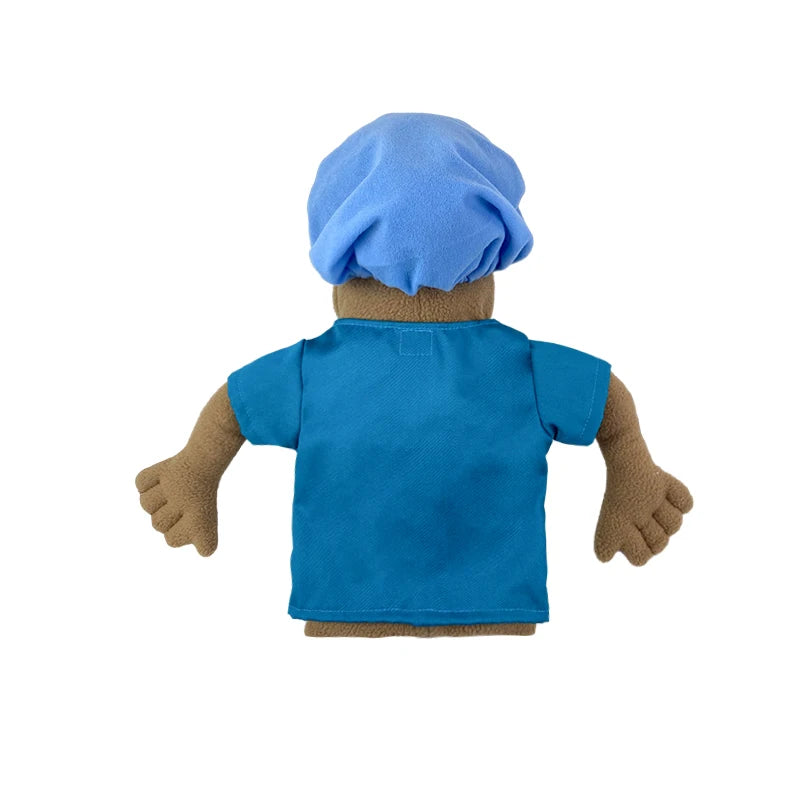 Cute Cartoon Profession Series Hand Puppet Plush Doctor Police Officer Nurse Teacher Job Puppet Ventriloquism Doll - Big Tim's Magic Emporium
