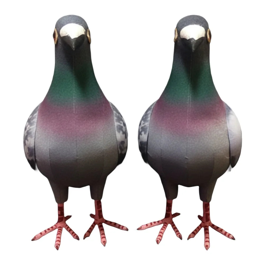 Realistic Foam Pigeon – Handcrafted Stage Magic & Decor Prop - Big Tim's Magic Emporium