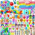 206pcs/pack Kids Party Favors Toys Children Assortment Giveaway Pinata Filler Bulk Toy Stress Relief toys gift for Kids