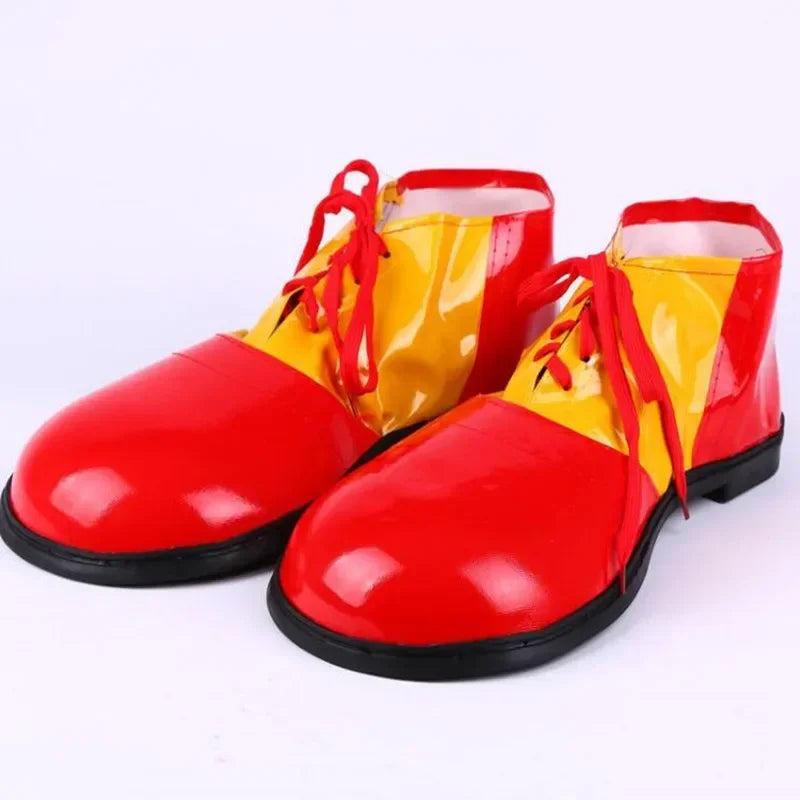Adult Women Man Leather Clown Shoes Cosplay Props Party Costume Carnival Birthday Gift Masquerade Halloween Easter - Big Tim's Magic Emporium