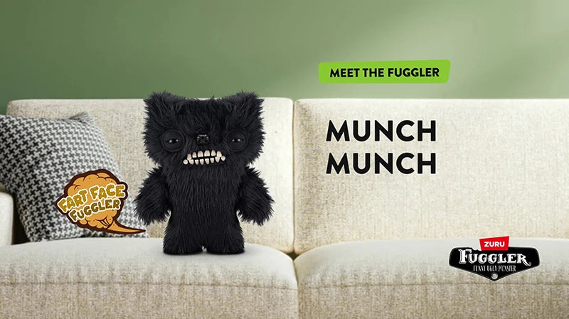 NEW Fuggler Ugly Monsters Fart Face Soft Plush Toys Butt Funny Tooth Monster Pets Dolls Stuffed Animal Toy Kids Gift Collectible
