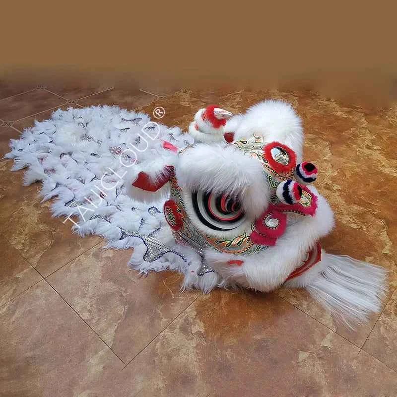 Southern Lion Dance Props for Adults, Double Performance Use, Wool Dragon Lantern, Authentic Lion Awakening Props.