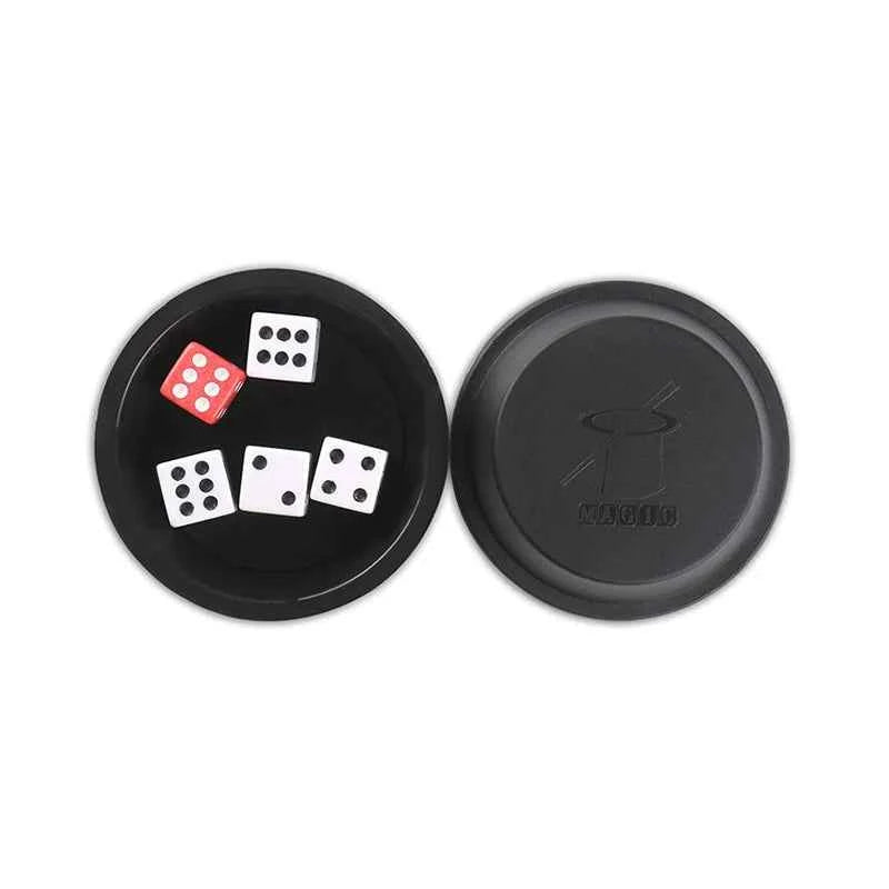 Super Flying Dice (Black Box) for party as beginners magical props for dice to fly magically interactive dice game magic tricks