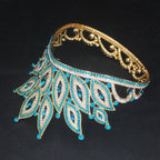 Crystal Bridal Tiara Crown – Vintage Queen Rhinestone Wedding Diadem in Gold or Silver