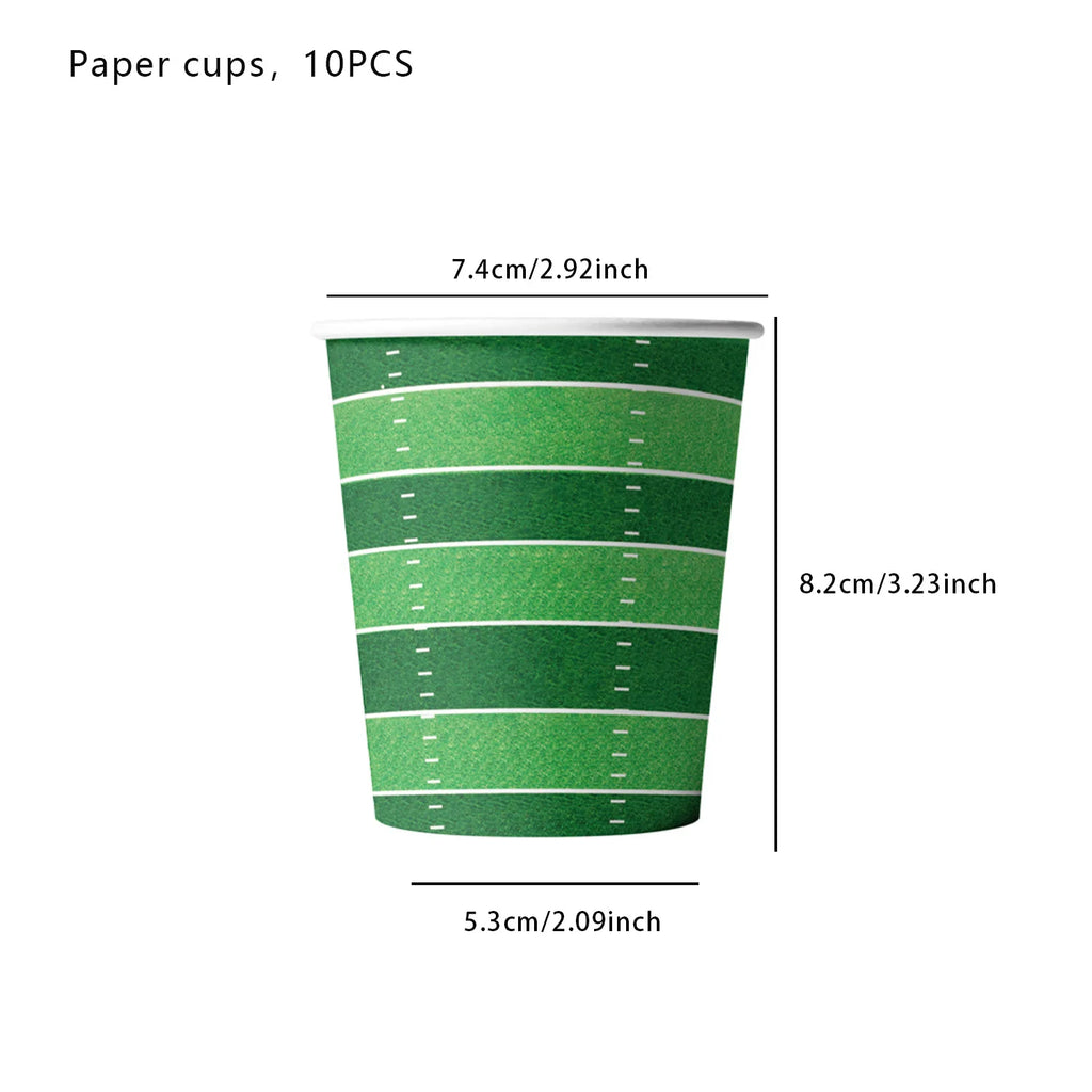 Super Bowl Rugby American Football Children's Birthday Party Paper Decoration Party Supplies Party Supplies Party Decorations - Big Tim's Magic Emporium