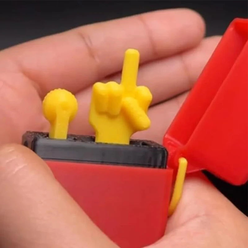 Funny Middle Finger Birthday Gift Gift Desktop Decoration 3D Printed Surprise Gift Box Middle Finger Insert Box Craft Ornament - Big Tim's Magic Emporium