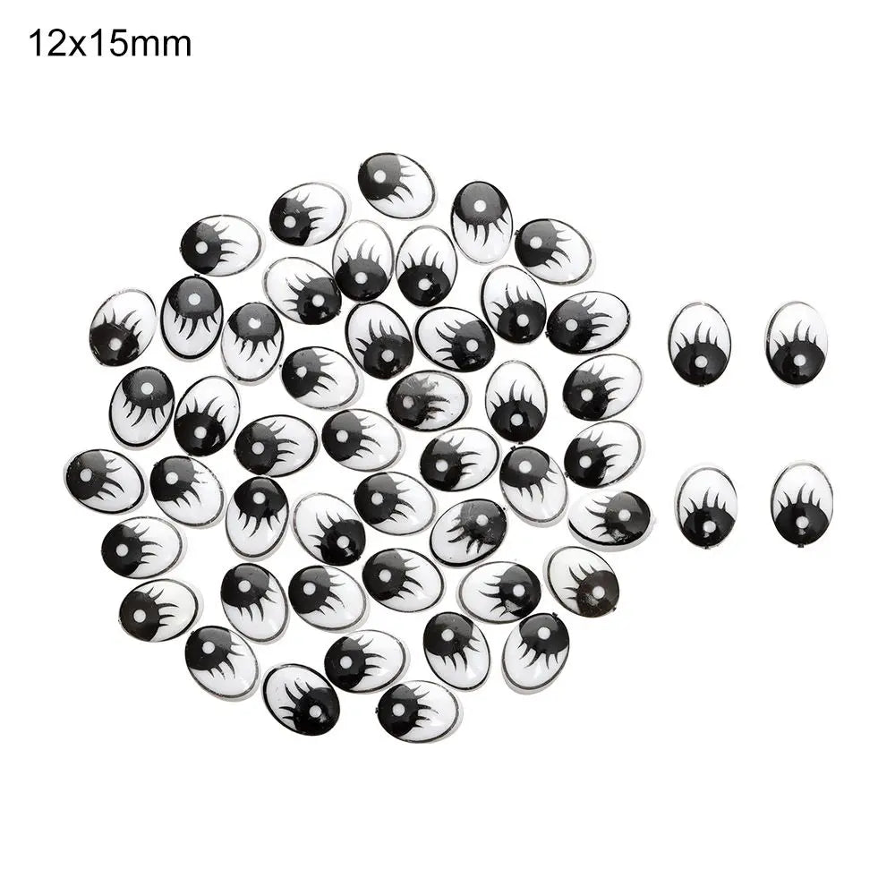 50pcs/bag Puppet Making Not Self-adhesive DIY Craft Dinosaur Eye  Accessories  Eyelash Eyes Creative gift - Big Tim's Magic Emporium