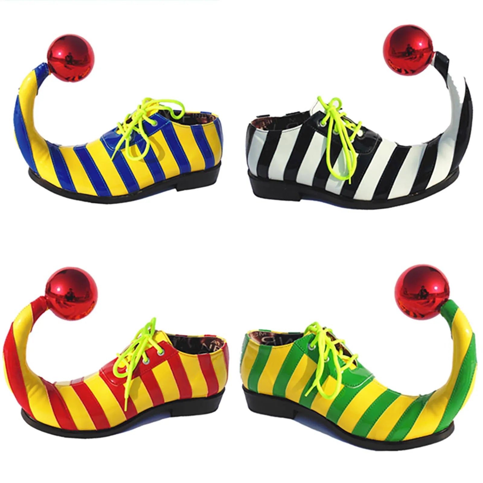 Adults Funny Clown Shoes Amusement Park Role-play Circus Performance Costume Accessories Halloween Carnival Theme Party Supplies - Big Tim's Magic Emporium