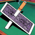 Cigarette Thru Through Card Magic Tricks Professional Magician Close Up Illusions Gimmick Props Comedy Card Magia