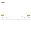 Fire Staff For Fire Juggling 145cm - Big Tim's Magic Emporium
