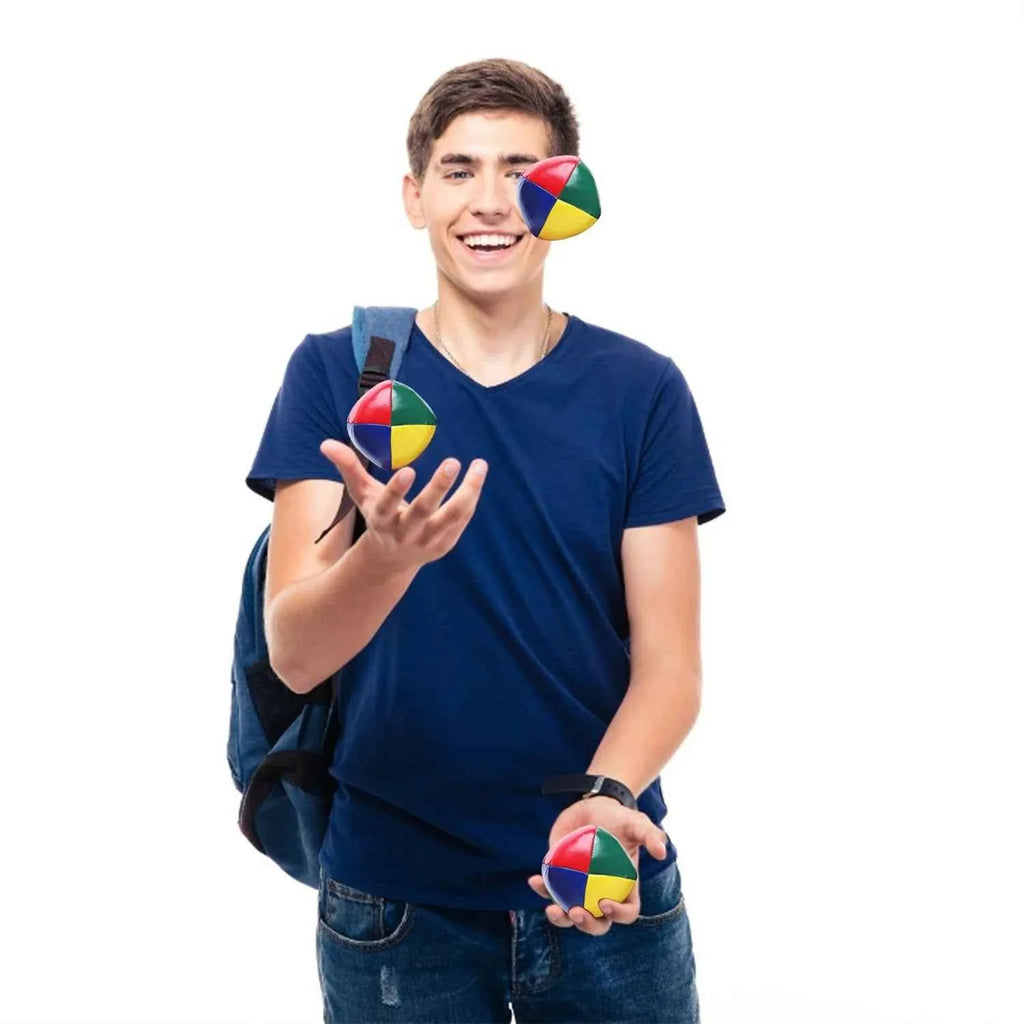 6 PCS Juggling Balls for Beginners Soft Juggle Ball Kit Easy-to-Handle Mini Juggling Balls Perfect for Fun and Stress Relief - Big Tim's Magic Emporium