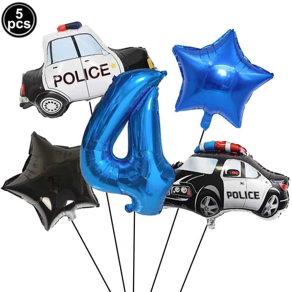 10pc Police Cupcake Toppers Policeman Birthday Cupcake Picks Police Cake Decors Baby Shower Police Theme Birthday Party Supplies