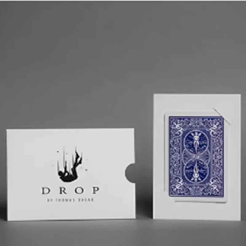 Drop by Thomas Bada Card Magic Tricks Decks Close up Magic Magia Magie Magicians Props Illusions Gimmicks Tutorial Red/Blue