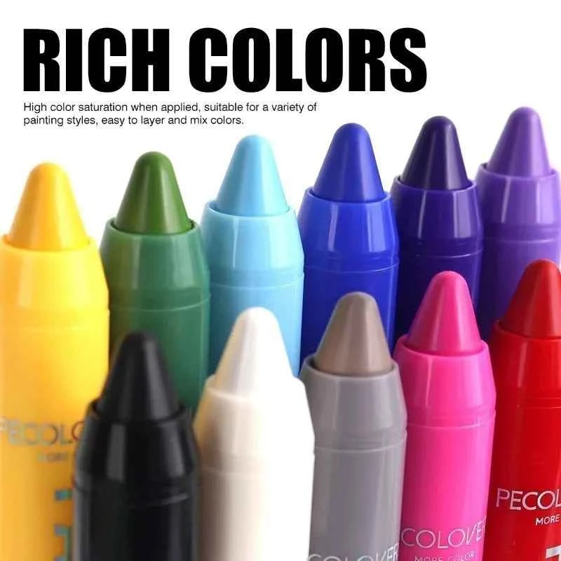 Multi-color Body Painted Makeup Pen, Face Paint, High Color Rendering, Waterproof and Sweat-proof Face Painting