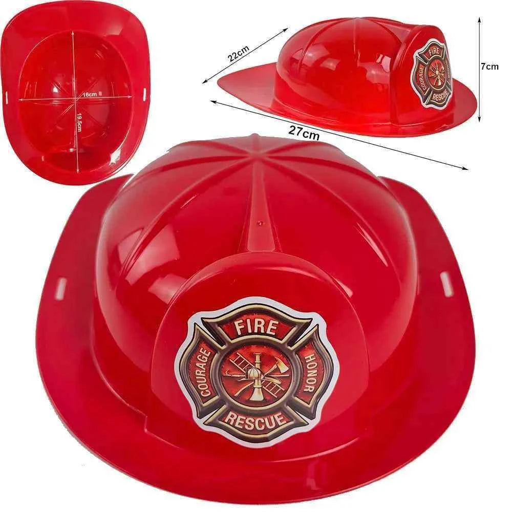 Fireman Birthday Party Supplies Firefighter Helmet Fire Hydrant Straws Cups with Lids Extinguisher Squirt Toys Fire Favors