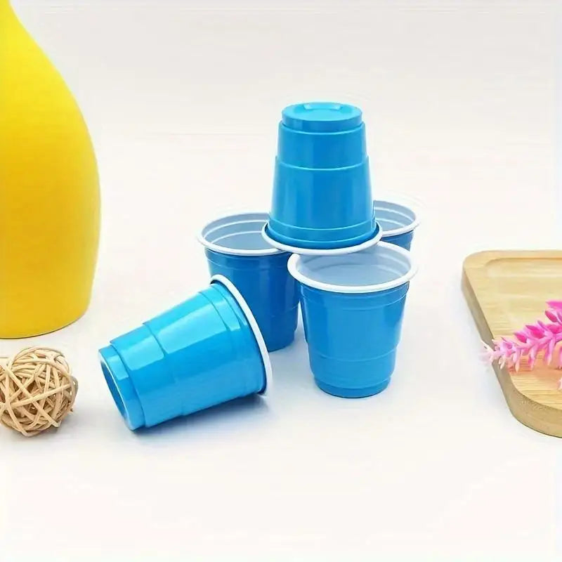 50pcs Party Disposable Plastic Cups Birthday Wedding Festival Beer Drink Soda Cups Party Game Cups - Big Tim's Magic Emporium