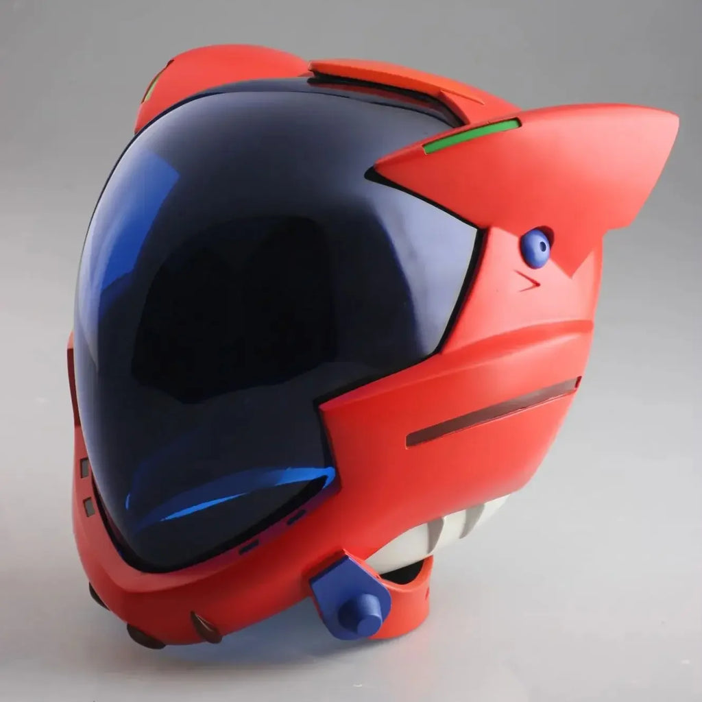 For Women Men Cos Masks Asuka Cos Langley Soryu Cosplay Helmet Anime Game Punk Makinami Illustrious Accessories Party Props Mask - Big Tim's Magic Emporium