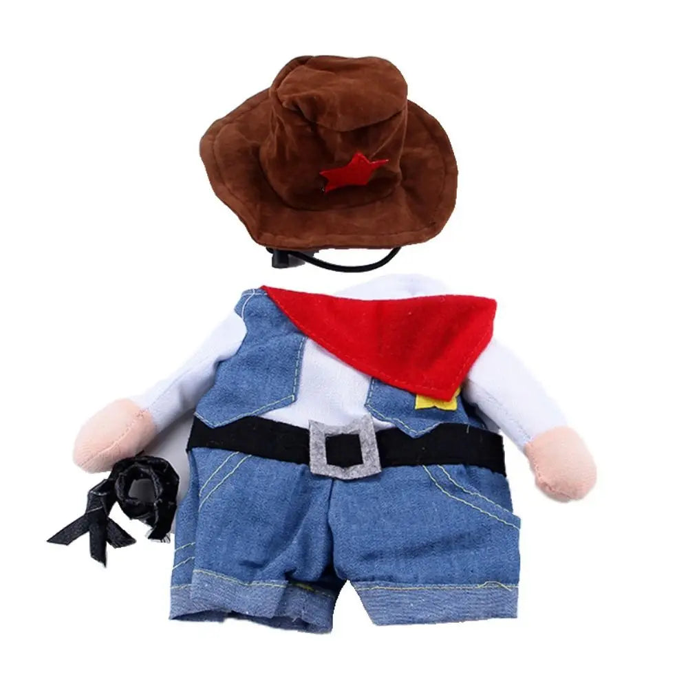 Easy To Wear Halloween Pet Costume Funny Soft Fabric Dog Cosplay Clothing Pet Supplies Uniform Kitten Puppy Costume
