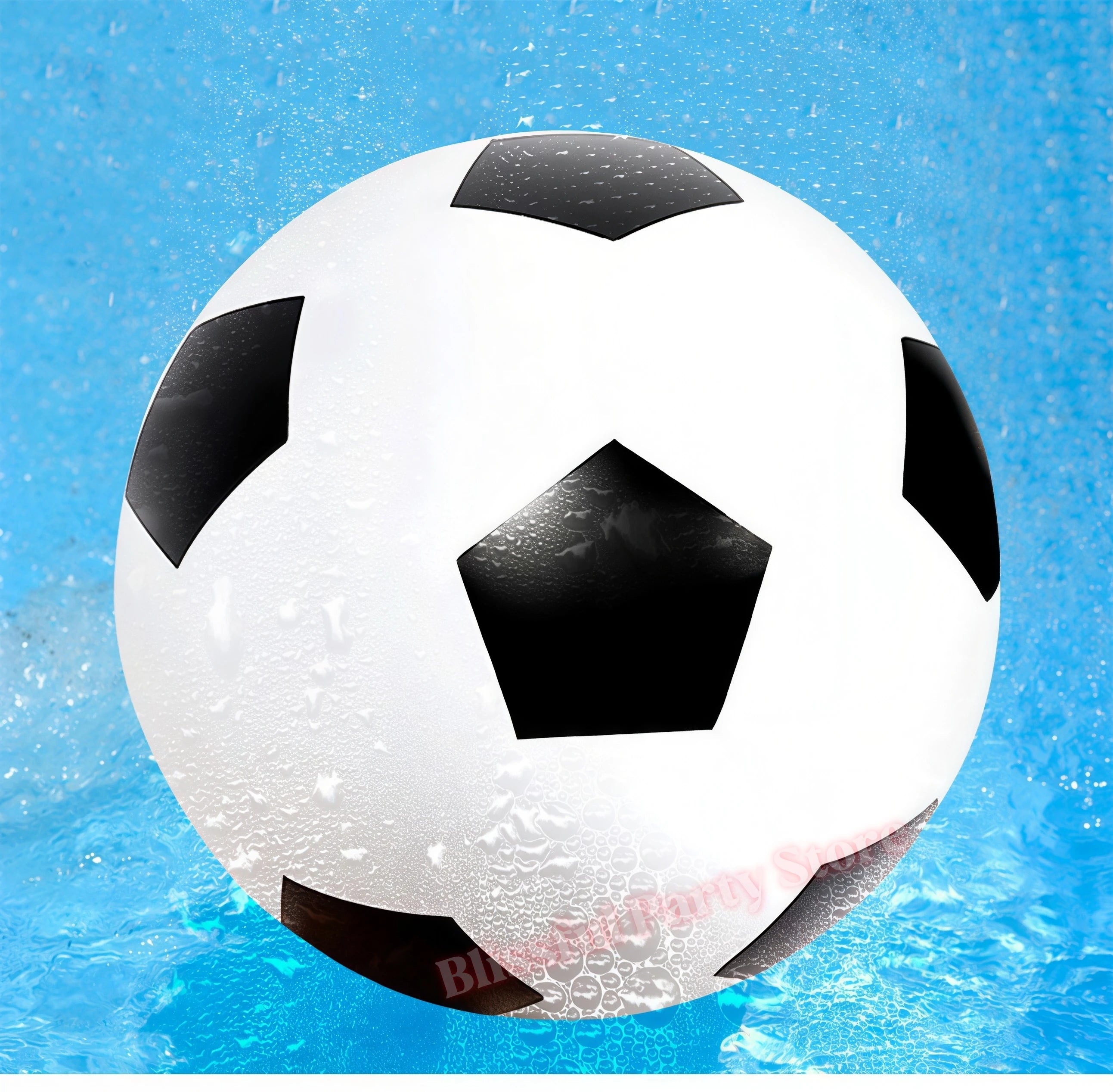 Inflated Large Pvc Soccer Ball Football Beach Balloons Water Party Swimming Pool Kindergarten Outdoor Games Supplies Party Props