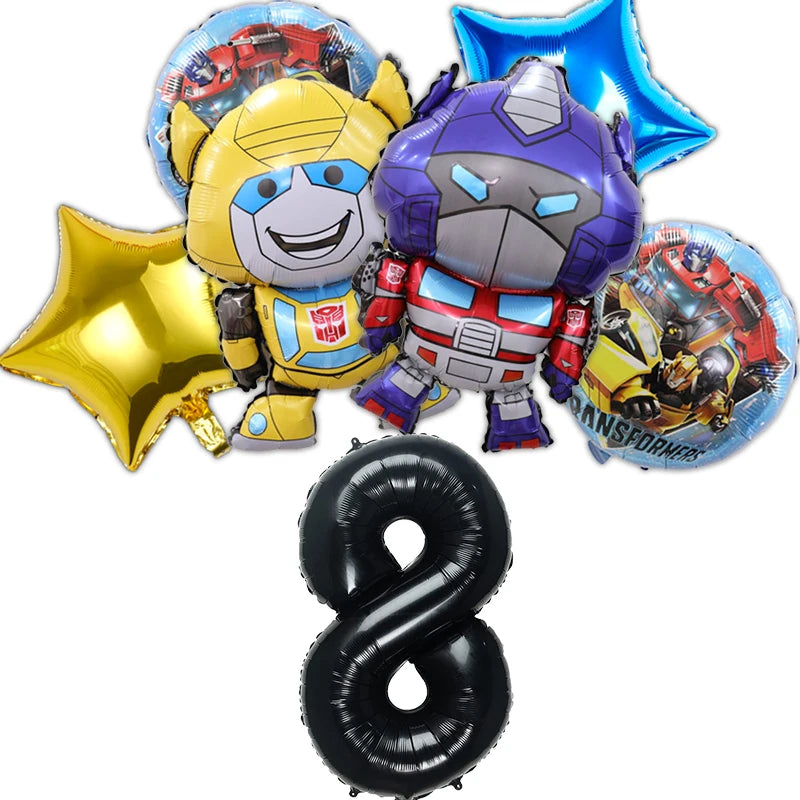 Transformers Party Favor Transformer Birthday Party Decorations Party Supplies Balloons Tablecloth Cups Plates Baby Shower Gifts - Big Tim's Magic Emporium