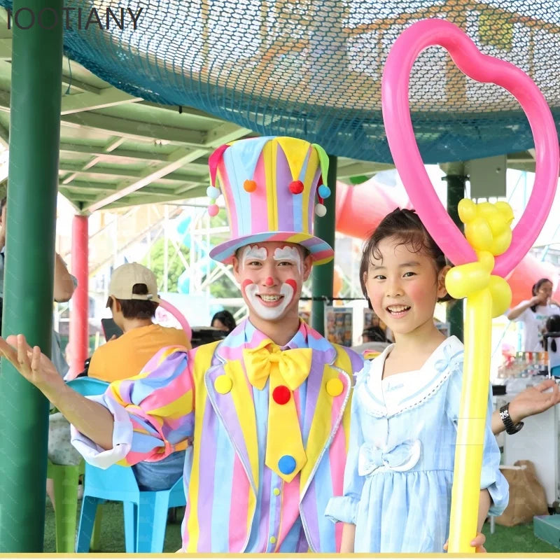 Halloween Adult Men And Women Clown Costume Circus Masquerade Dress Up Amusement Park Funny Role-playing Performance Costume Set - Big Tim's Magic Emporium