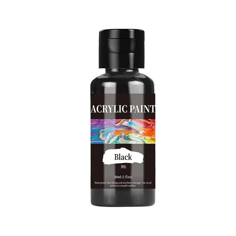 High-Quality 30 Ml/Bottle Acrylic Paint Colors Dyestuff Paint For Fabric Clothing Painting For Leather DIY Pigment Graffiti
