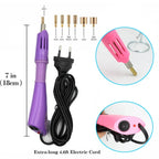 Fast-Heated Hotfix Rhinestone Applicator Wand Tool Kit