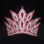 Crystal Bridal Tiara Crown – Vintage Queen Rhinestone Wedding Diadem in Gold or Silver