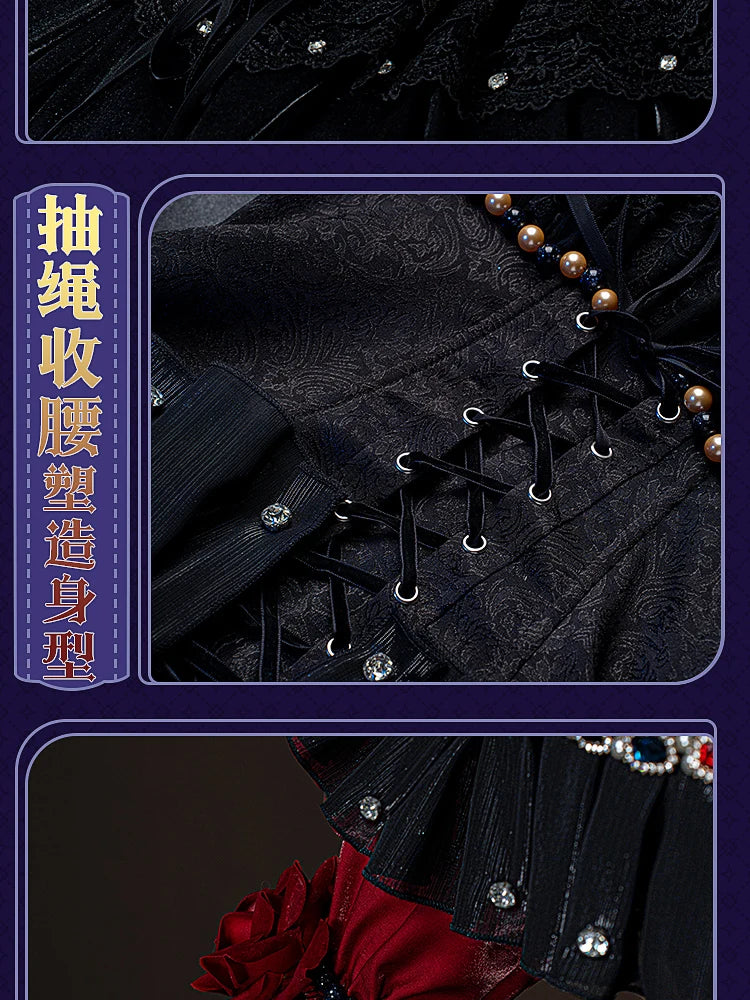 Mary‌ Cosplay Costume for Halloween Christmas Comic Exhibition Game Identity V Bloody Cute Woman S-XXL New Red Dress IN STOCK - Big Tim's Magic Emporium