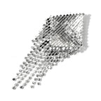 Sparkly Rhinestone Tassel Reusable Nipple Pasties Self-Adhesive Breast Covers
