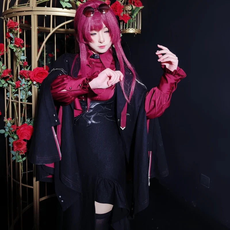 Kafka Game Honkai: Star Rail Jackets Official MiHoYo Theme Cosplay Costume Cloak Trench Unisex Hallowmas Fans Gifts - Big Tim's Magic Emporium