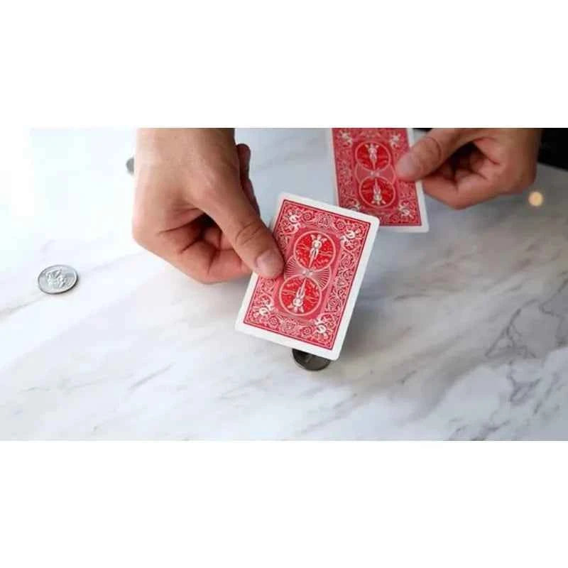 Magician Props Elevated Matrix by Anthony Owen Close-Up Coin Magic Trick for Street & Bar Performance