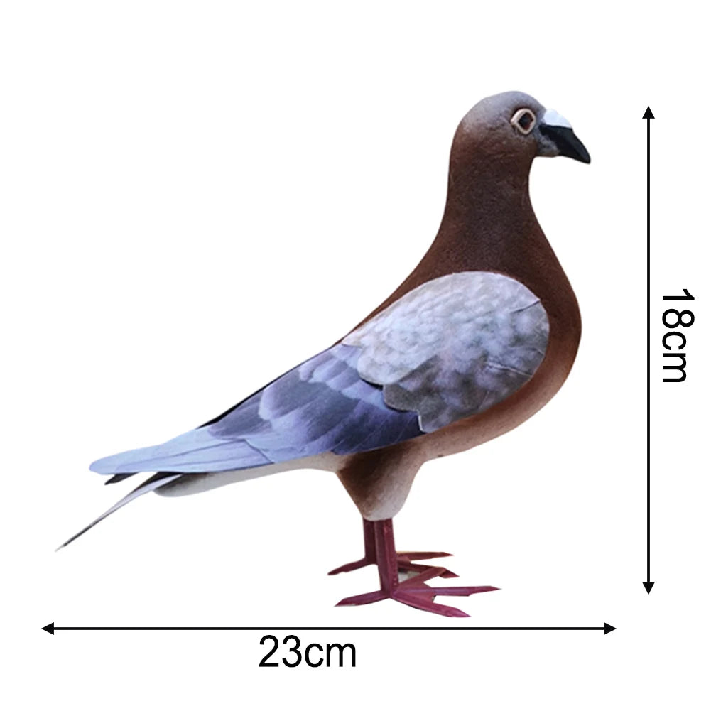 Realistic Foam Pigeon – Handcrafted Stage Magic & Decor Prop - Big Tim's Magic Emporium