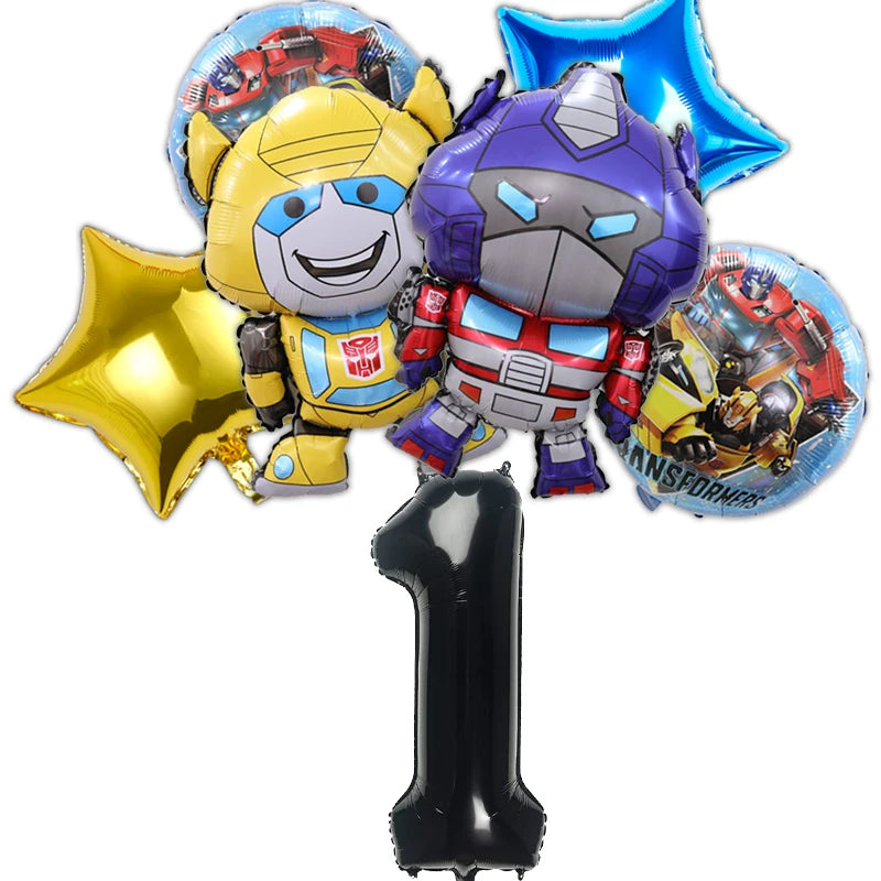 Transformers Party Favor Transformer Birthday Party Decorations Party Supplies Balloons Tablecloth Cups Plates Baby Shower Gifts - Big Tim's Magic Emporium