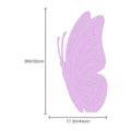Purple Pink Butterfly Cutouts Hollow DIY Butterflies Decoration Baby Shower 1st Birthday Party Decor Supplies Girls Cut Out