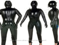 Latex Rubber Catsuit Cosplay Tights Bodysuit Halloween Double layer inflation Masquerade ball - Big Tim's Magic Emporium