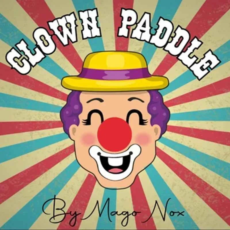 Clown Paddle Trick by No Magic Tricks(Gimmick and Instructions) Clown Nose Vanishes Close-up Illusions Kids Funny Props Easy