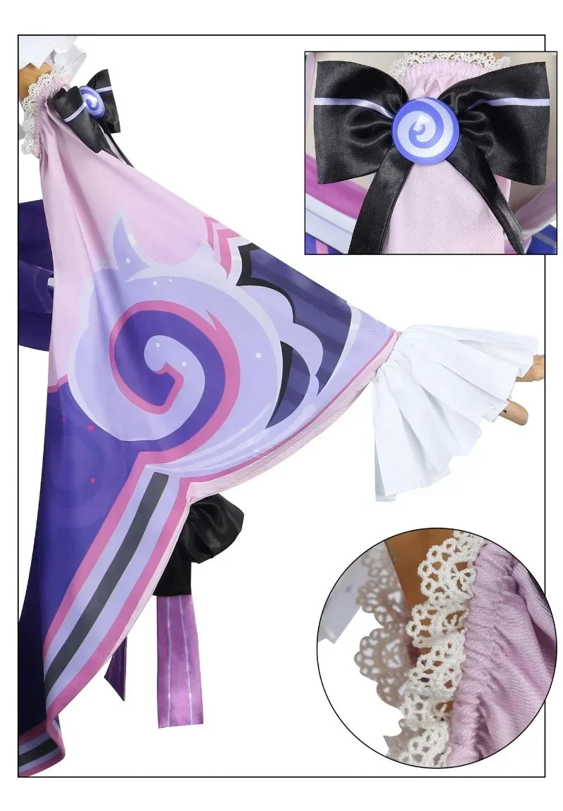 Mizuki Cosplay Costume Set | Fantasy Game Uniform with Wig for Women - Big Tim's Magic Emporium
