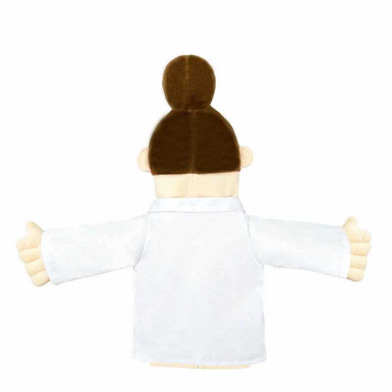 Cute Cartoon Profession Series Hand Puppet Plush Doctor Police Officer Nurse Teacher Job Puppet Ventriloquism Doll - Big Tim's Magic Emporium