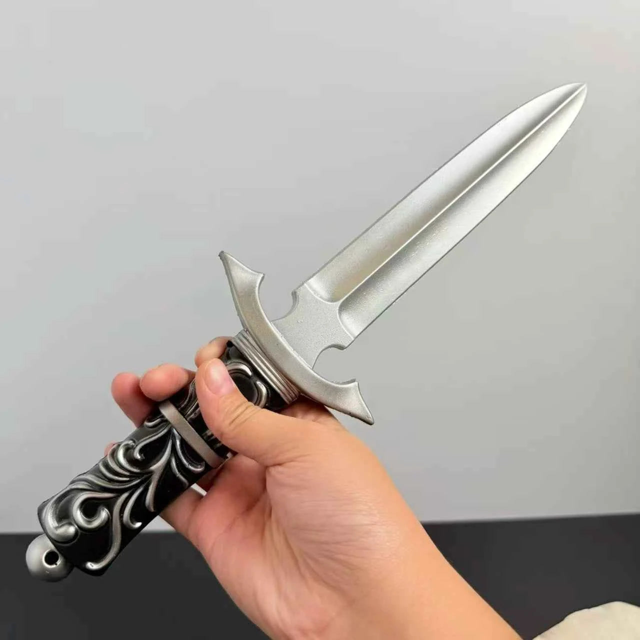 32cm PU Sword Safety Children's Stage Performance Props Medieval Foam Sword Collectible Outdoor Training Props Desk Ornament Toy