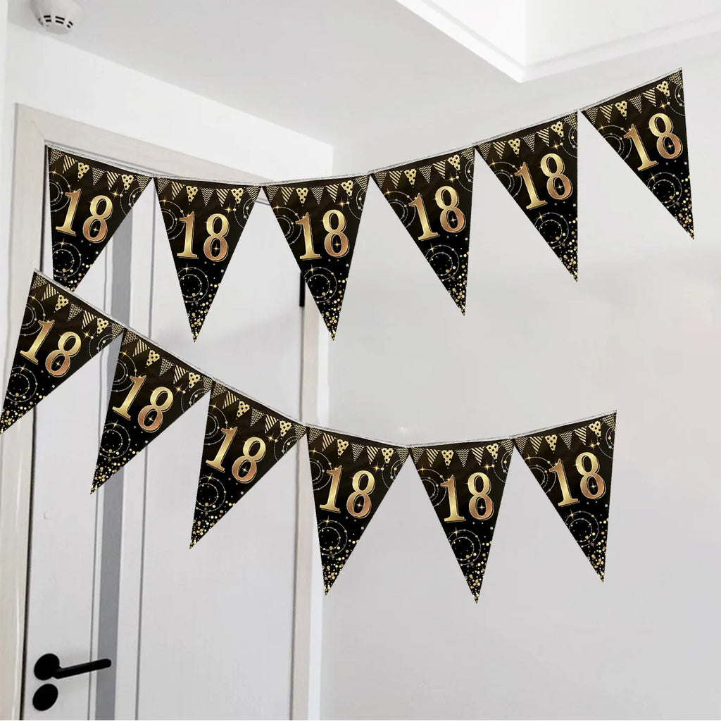 16th 60th 50 Year Happy Birthday Party Decoration Banners Supplies