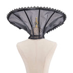Tudor Elizabethan Standing Collar Gothic Renaissance Medici Ruffle Neck Capelet