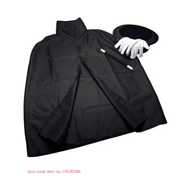 Magician Costume Set – Top Hat, Cape, Wand & Gloves for Kids and Adults - Big Tim's Magic Emporium