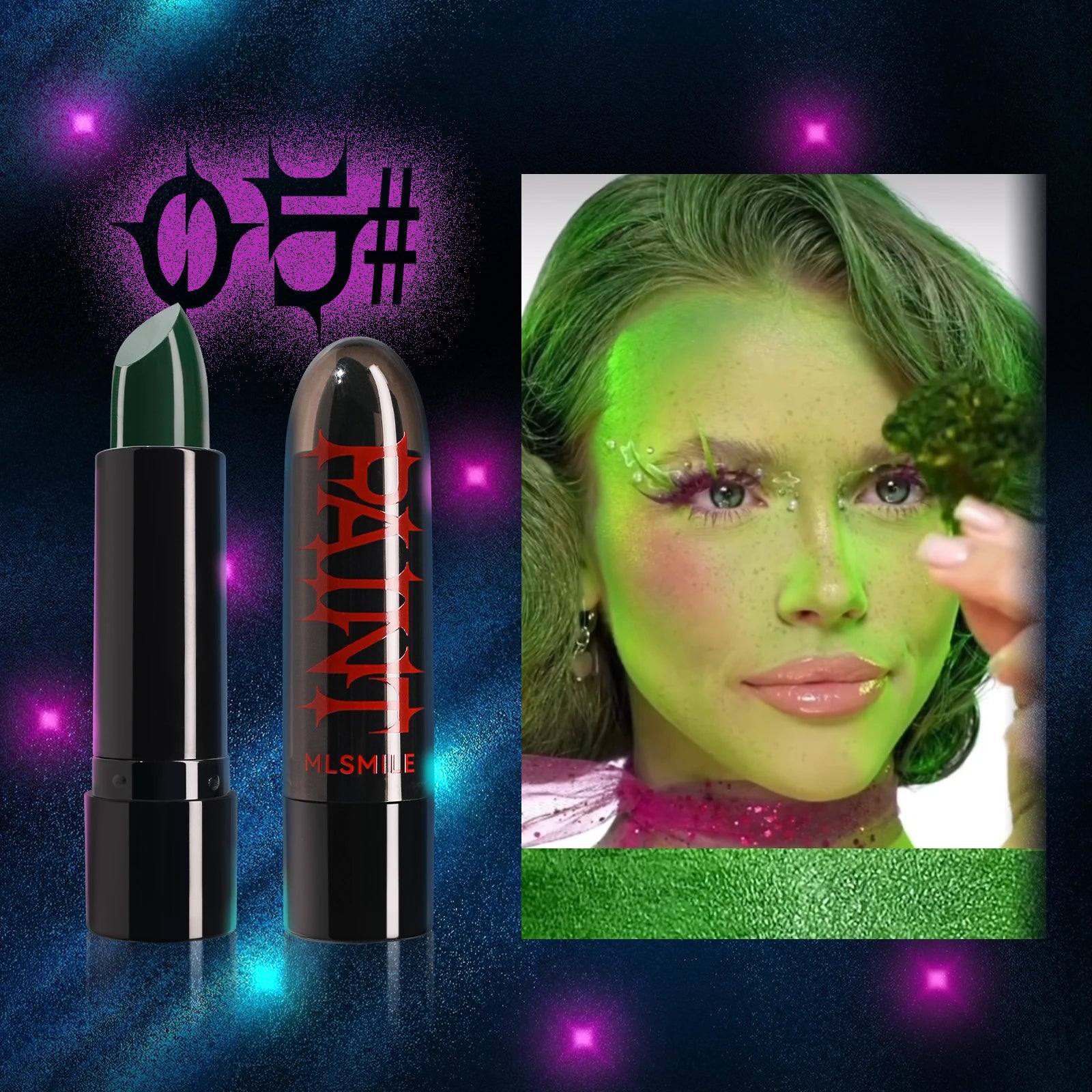 Halloween Face Body Painting Stick Cream Waterproof Light Neon Green Purple Pink Black White Paint Cream Party Art Makeup