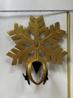 The Stardust Dionysia – Gold Snowflake Starburst Carnival & Masque Ball Crown