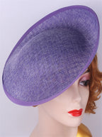 30cm Round Sinamay Fascinator Base DIY Millinery Headpiece Hat Making Blank
