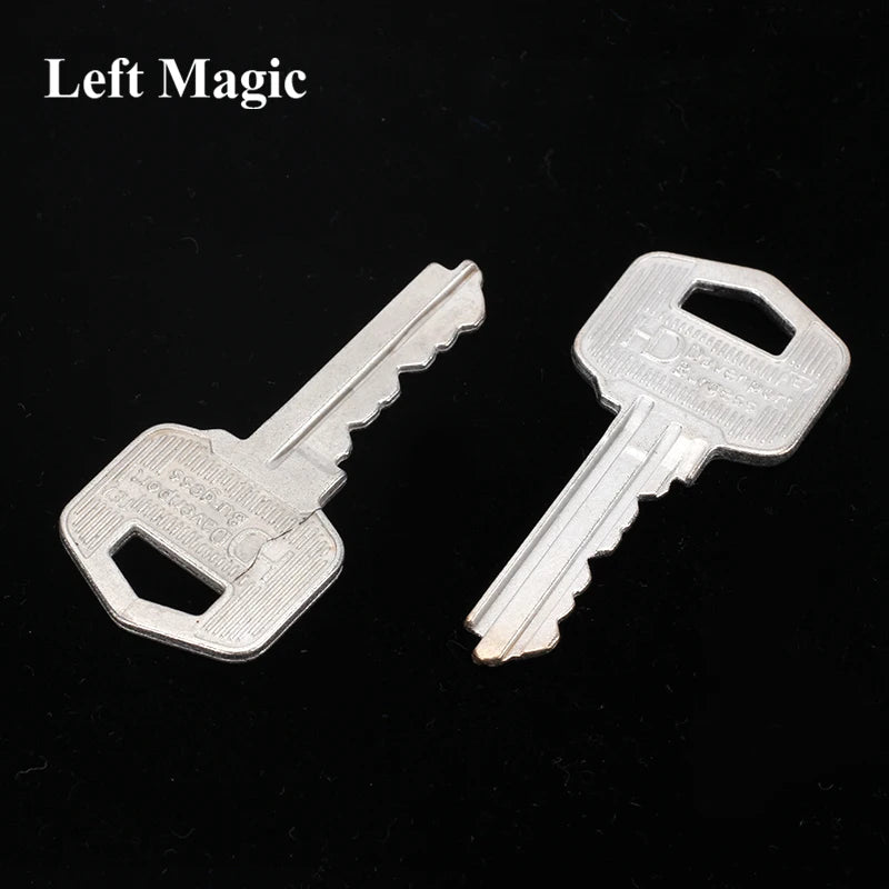 The Key (Gimmicks and Online Instructions) - Silver Magic Tricks Magician Close Up Props Amazing Key Linking Magic - Big Tim's Magic Emporium