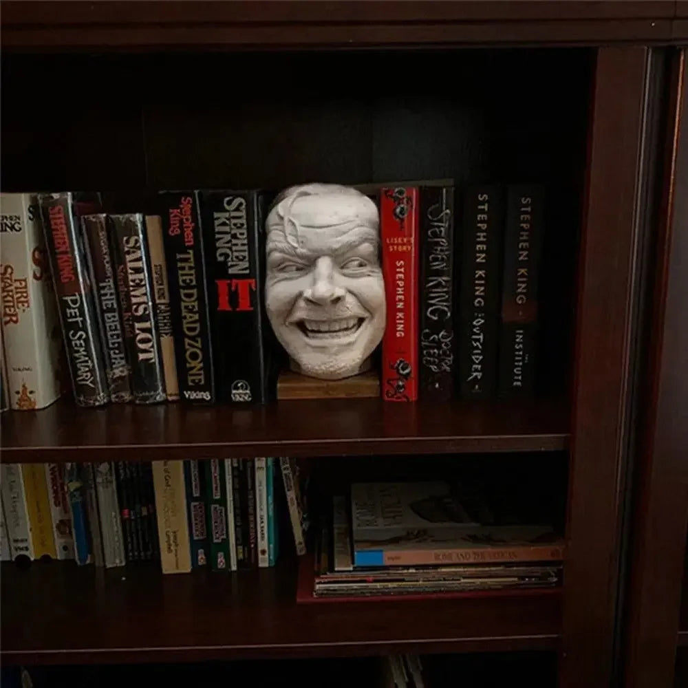 Immersive Gift Funny Accessories Desktop Resin Bookshelf Sculpture decoration Here's Johnny! The Shining - Big Tim's Magic Emporium